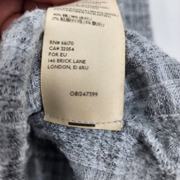 Anthropologie Long Sleeve Drop Shoulder Cinched Hem Pullover Sweater Size Medium - Picture 4 of 6